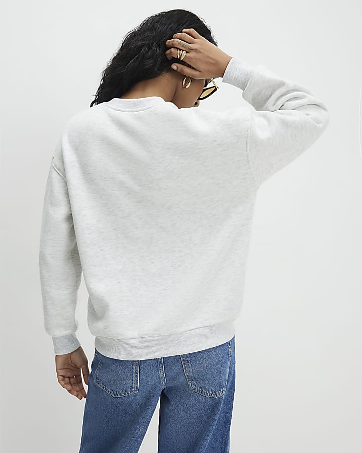 Grey Lucky Clover Sweatshirt