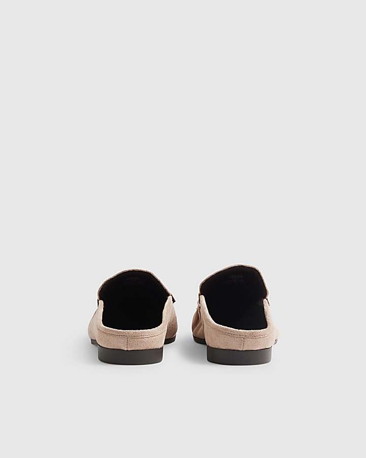 Pink Backless Loafers