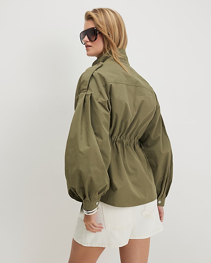Khaki Femme Utility Jacket