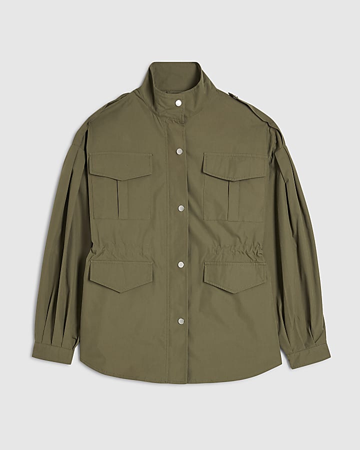 Khaki Femme Utility Jacket