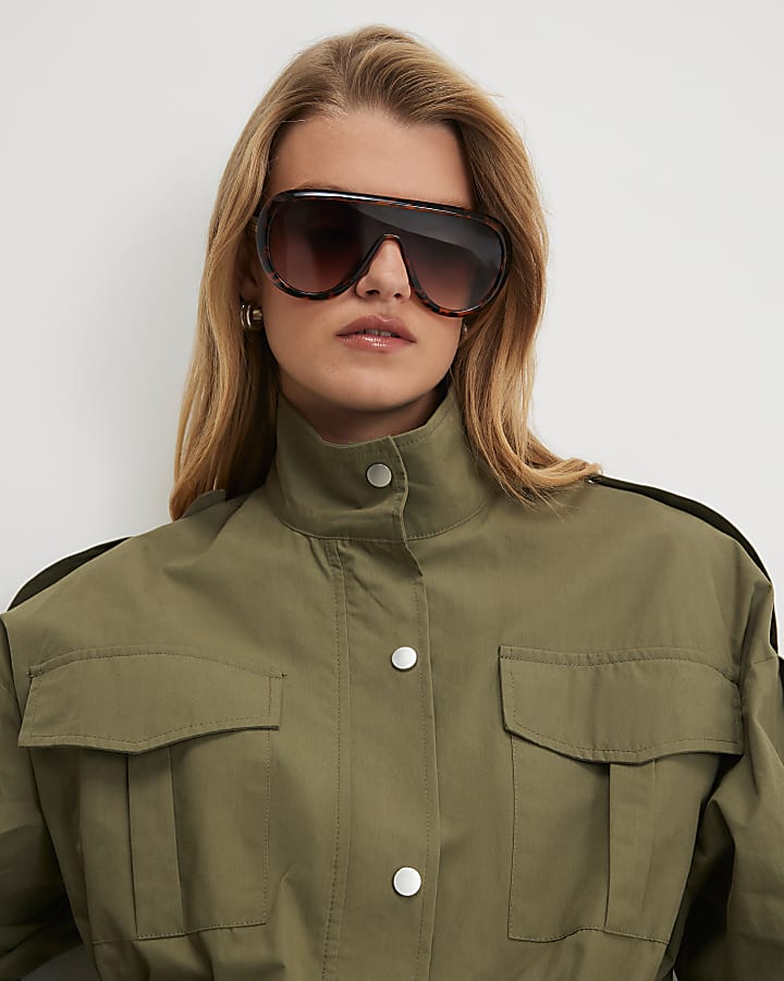 Khaki Femme Utility Jacket