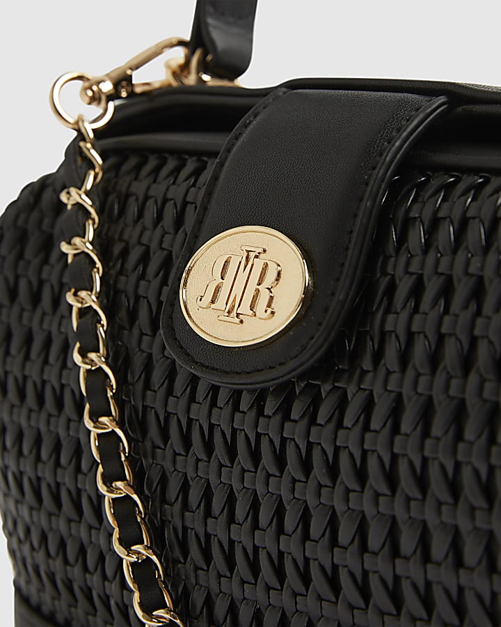 Black Open Weave Doctor Bag