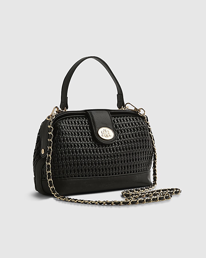 Black Open Weave Doctor Bag