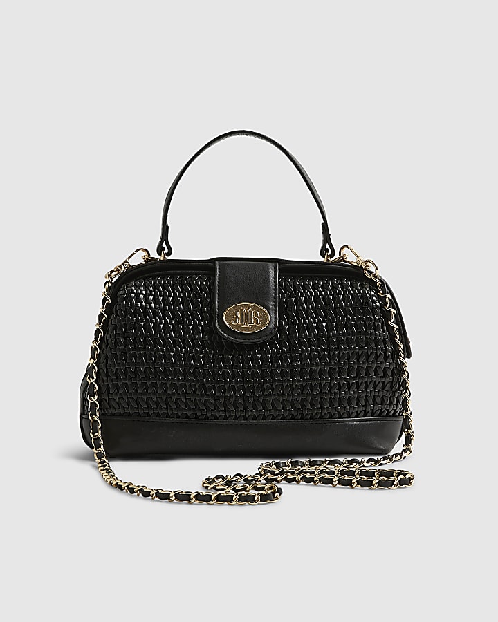Black Open Weave Doctor Bag