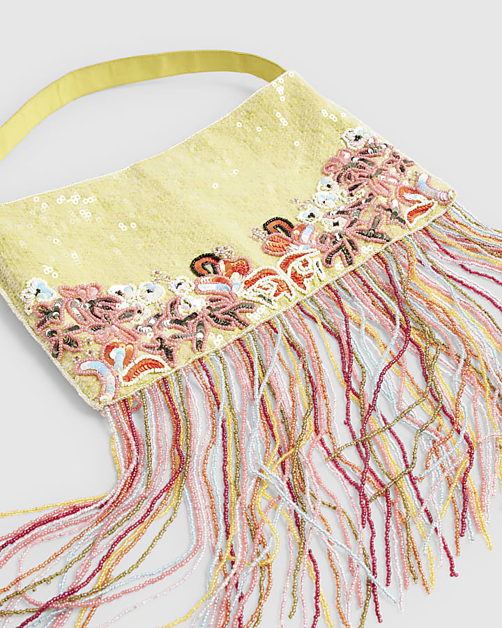 Green Sequin Shoulder Bag