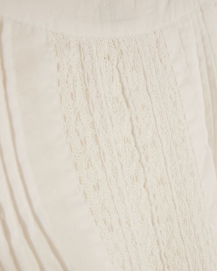 Cream Lace Trim Cami