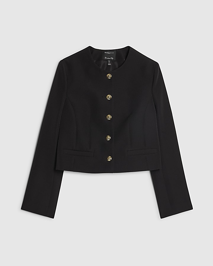 Black Button Jacket