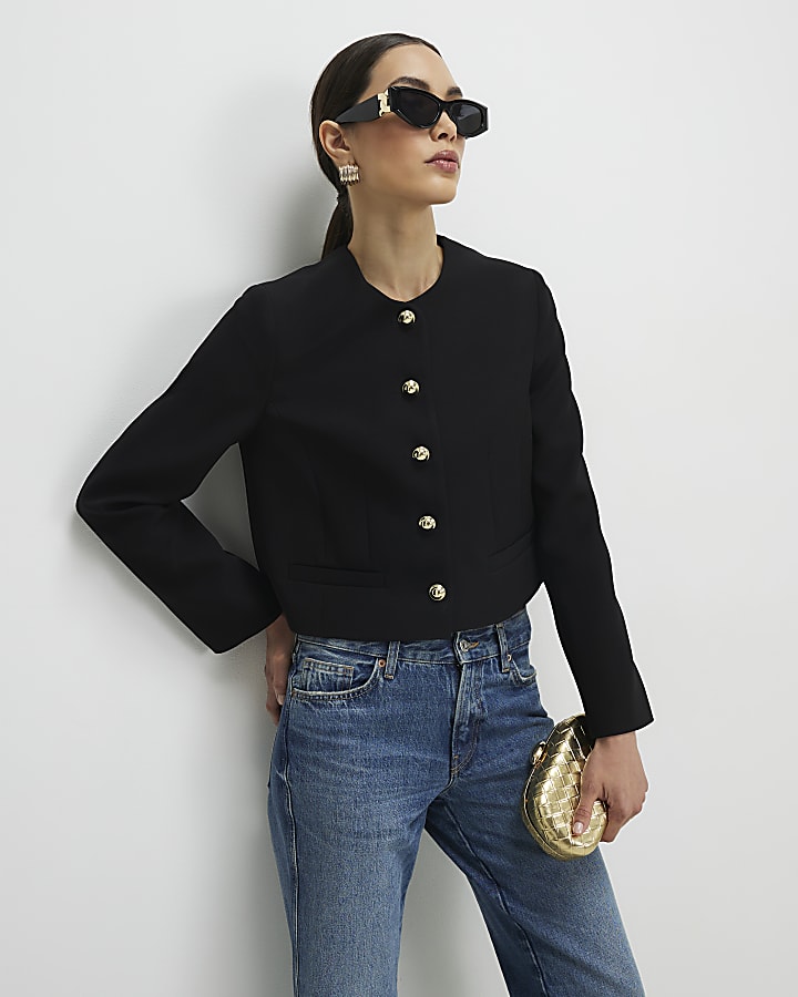 Black Button Jacket