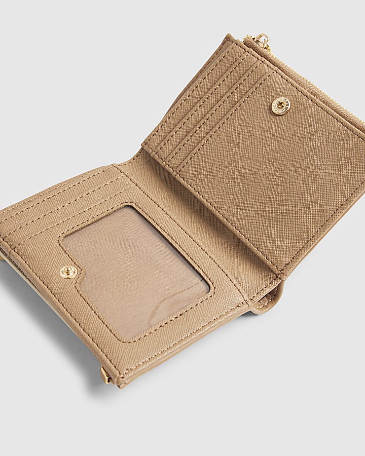 Brown Cardholder Foldout Purse