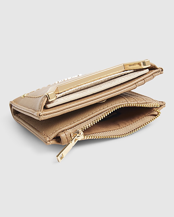 Brown Cardholder Foldout Purse