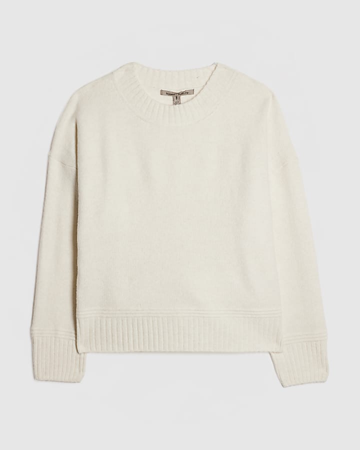Cream Crew Neck Jumper