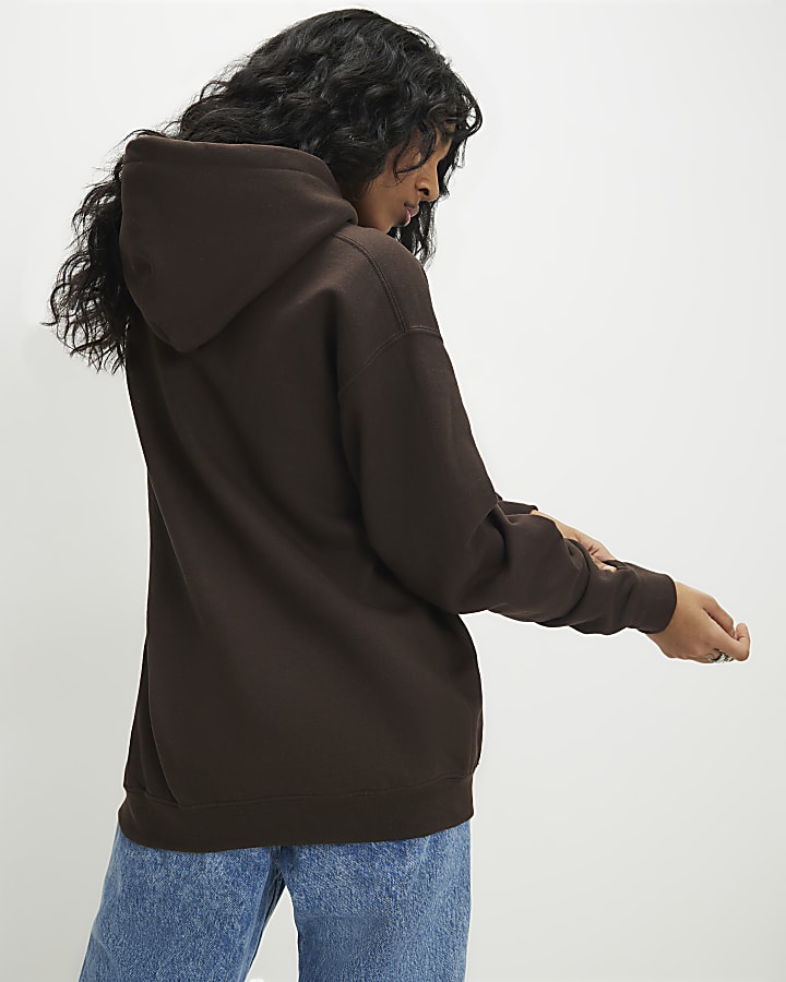 Brown Long Sleeve Hoodie