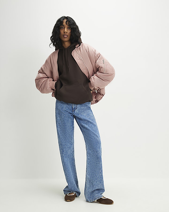 Brown Long Sleeve Hoodie