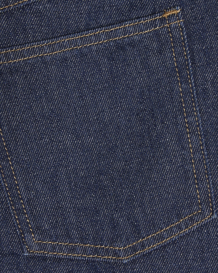 Blue Denim Mini Skirt