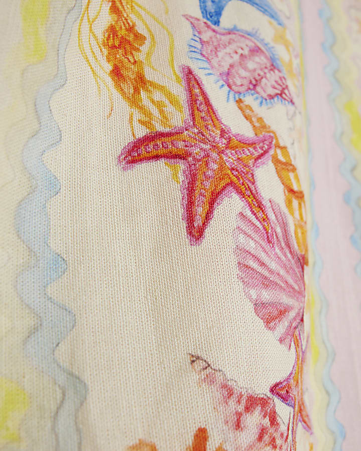 Cream Sea Print Tank Top