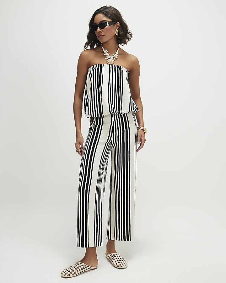 White Stripe Culottes