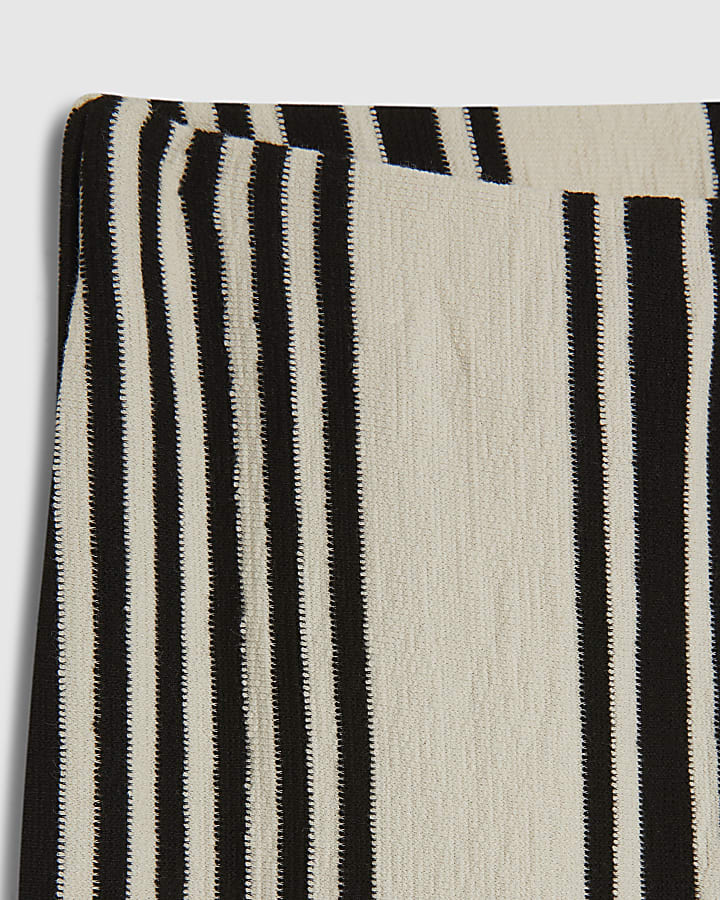 Petite White Stripe Culottes