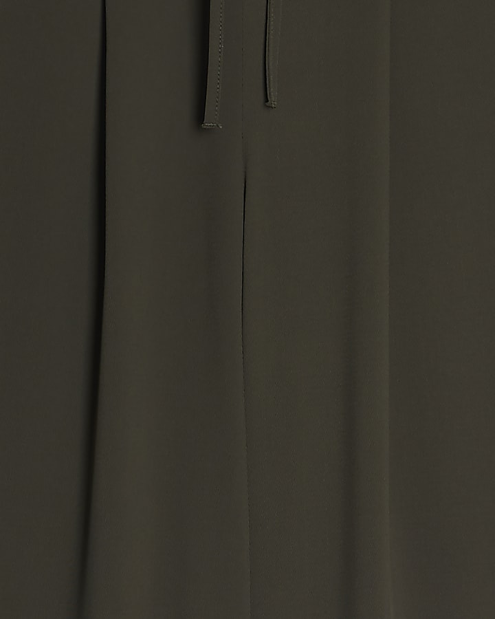 Petite Green Smart Slim Twill Joggers