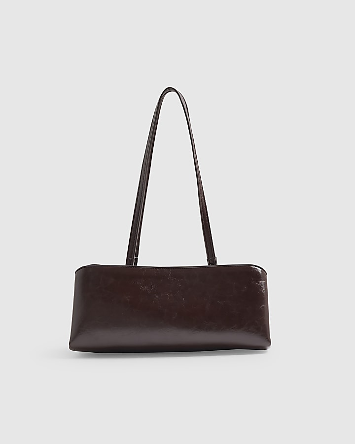 Red Metal Frame Shoulder Bag