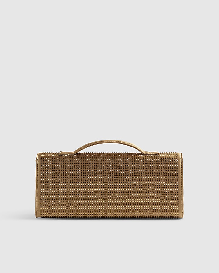 Gold Hotfix Shoulder Bag