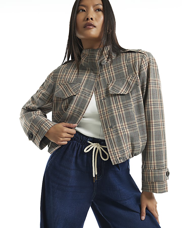 Petite Blue Drawcord Slouch Wide Leg Jeans