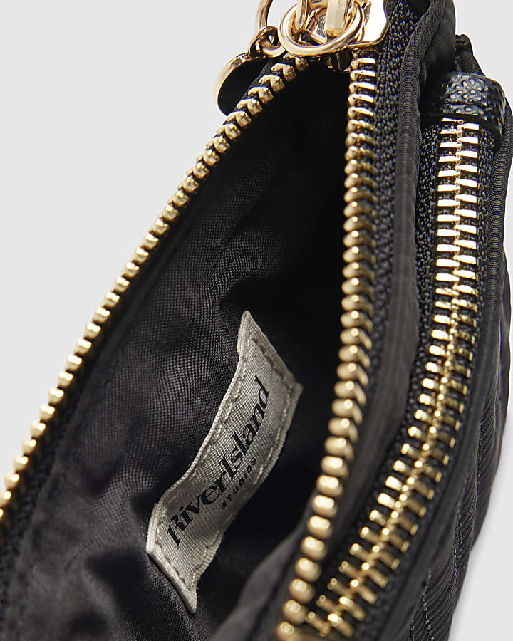 Black RI Quilted Purse