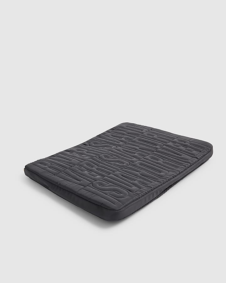 Black RI Quilted Laptop Case