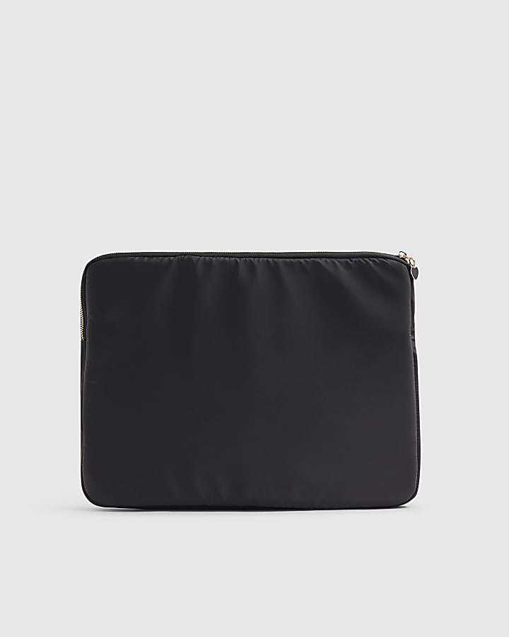Black RI Quilted Laptop Case