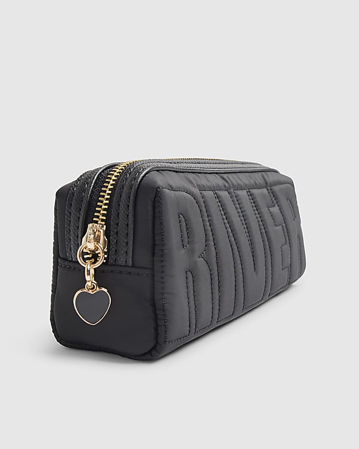 Black RI Quilted Pencil Case