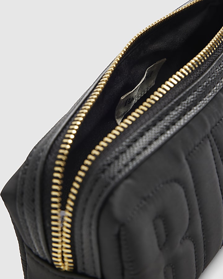 Black RI Quilted Pencil Case