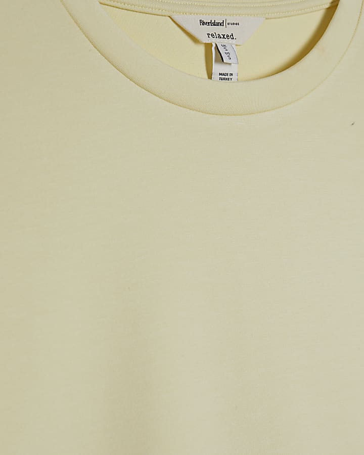 Yellow Premium Short Sleeve Boxy T-Shirt