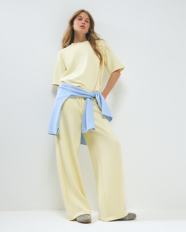 Yellow Premium Short Sleeve Boxy T-Shirt