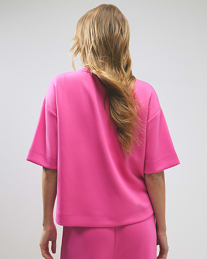 Pink Premium Boxy T-Shirt