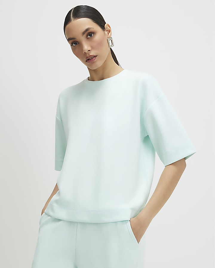 Green Premium Boxy Clean T-Shirt