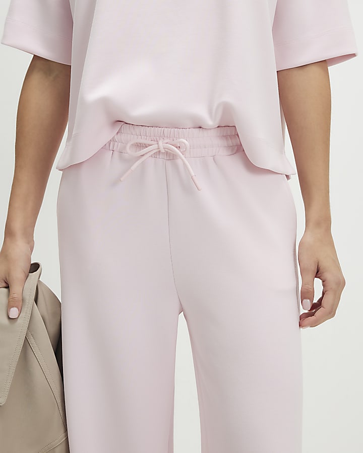 Pink Premium Wide Leg Joggers