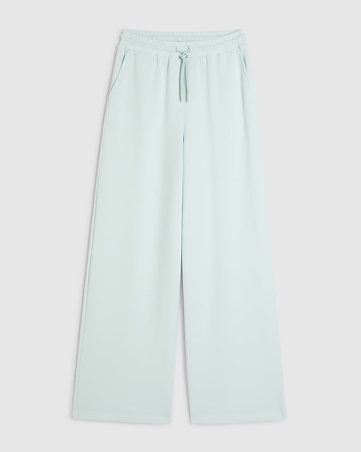 Green Premium Wide Leg Joggers