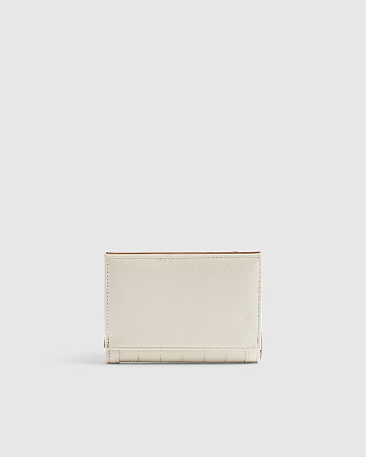 Cream RIR Quilted Foldout Purse