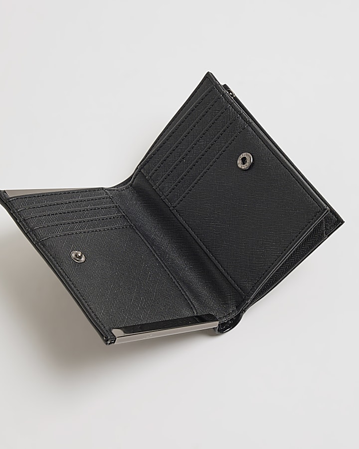Black RIR Quilted Foldout Purse