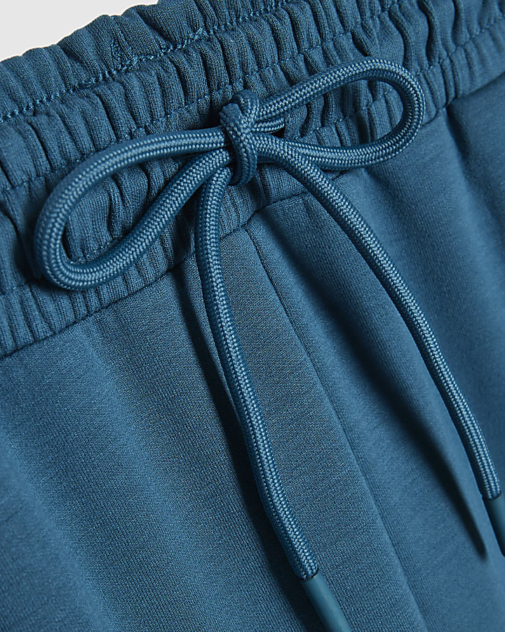 Petite Blue Premium Wide Leg Joggers