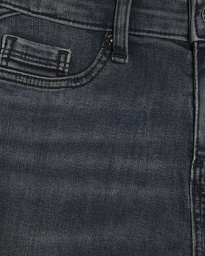 Petite Blue Mid Rise Sculpt Skinny Jeans