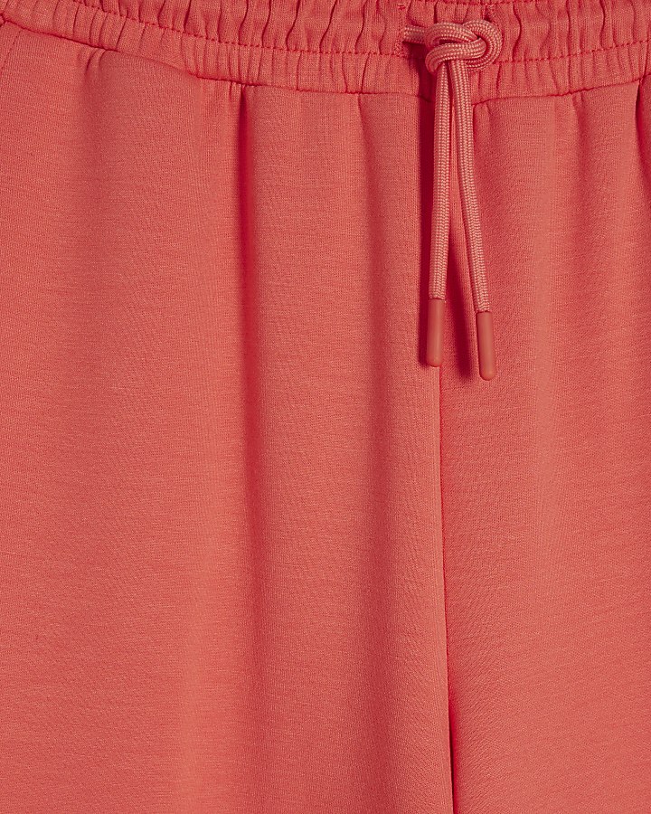 Orange Premium Drawstring Wide Leg Joggers