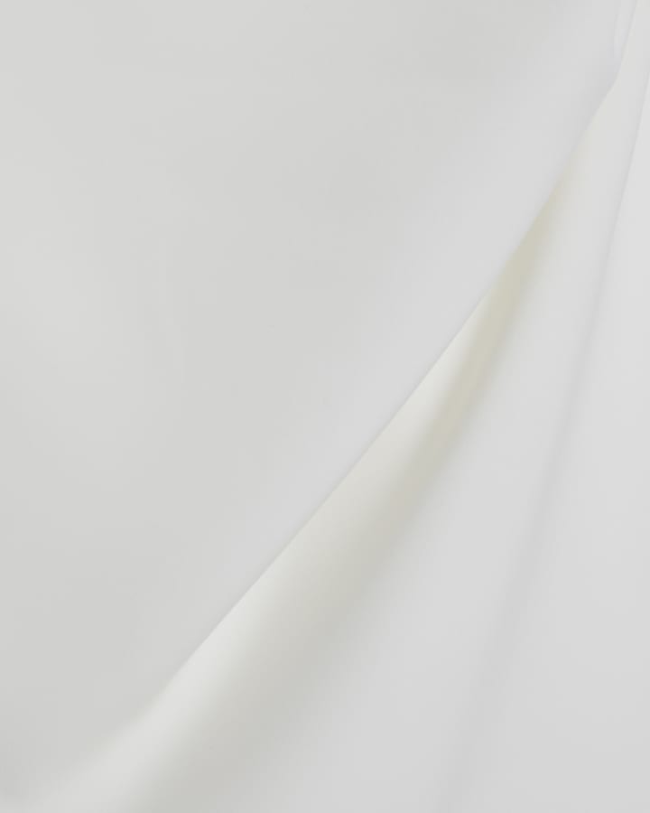 Cream Cape Mini Dress