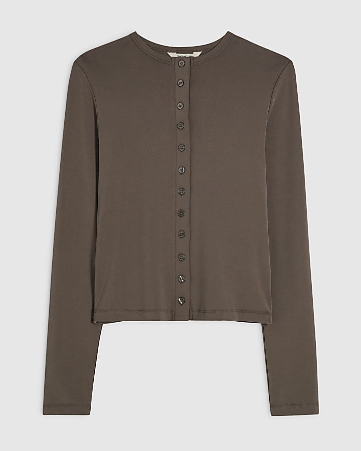 Brown Soft Touch Cardigan