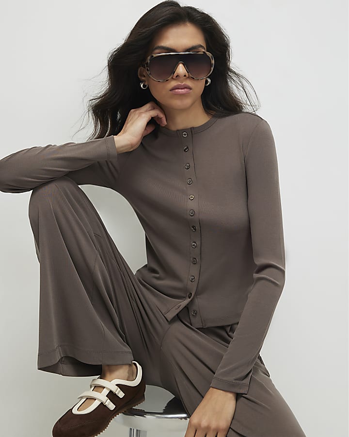 Brown Soft Touch Cardigan