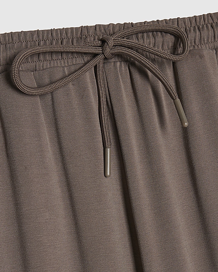 Petite Brown Soft Touch Trousers