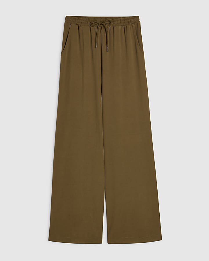 Khaki Soft Touch Trousers
