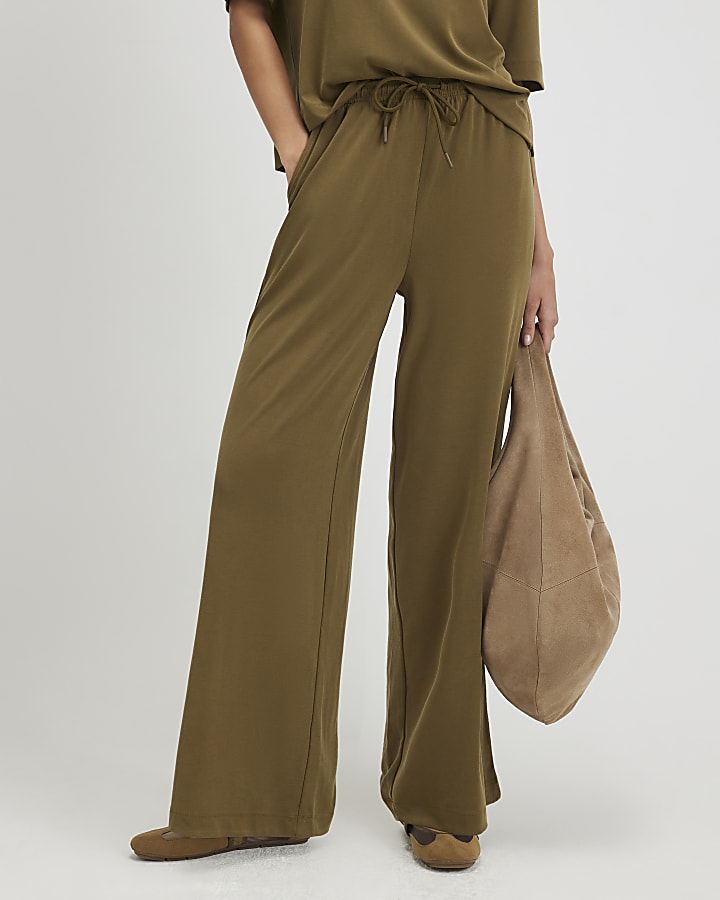 Khaki Soft Touch Trousers