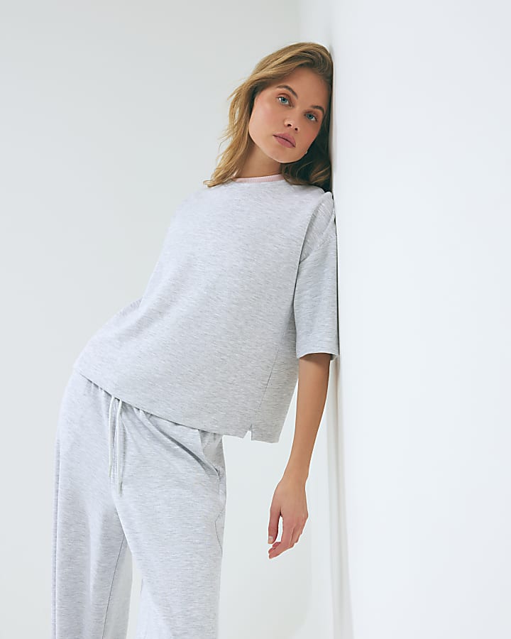 Grey Premium Boxy Fit T-shirt