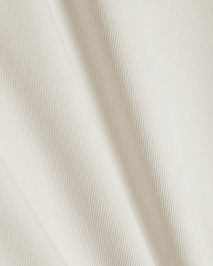 Cream Long Sleeve Soft Touch Top