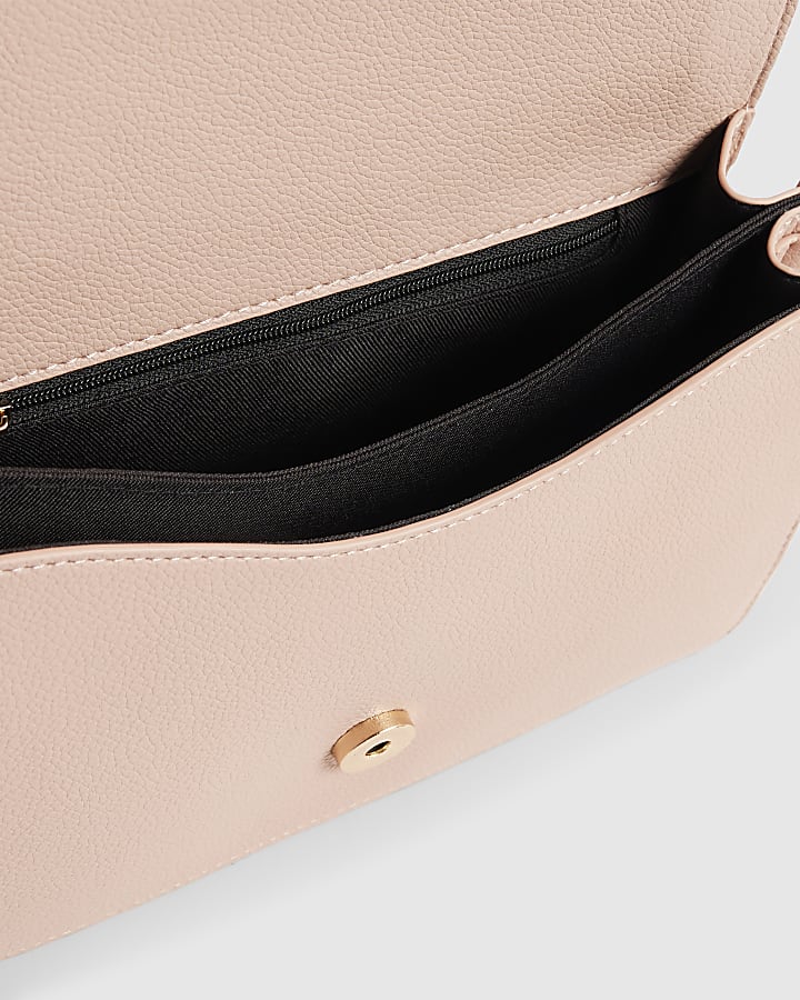 Pink RR Flap Front Shoulder Bag